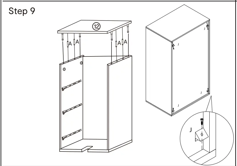 Kmart Desk Drawers 42936923 Oak Look - step 9