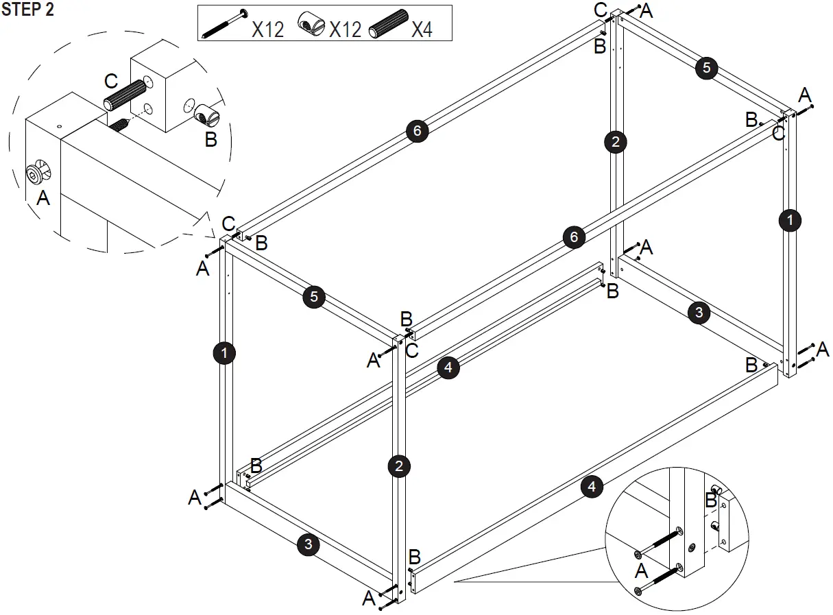 Kmart 42974116 House Shaped Bed Frame installation 2
