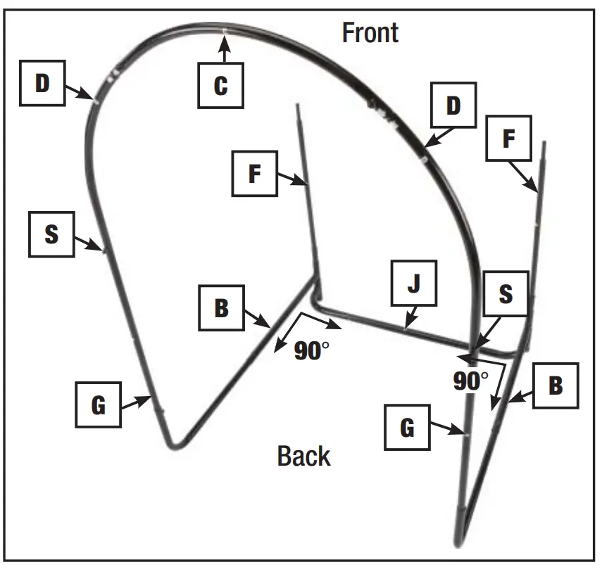 ARNOLD 490-241-0032 Deluxe Universal Snow Thrower Cab - Assembly10
