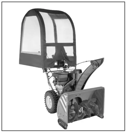 ARNOLD 490-241-0032 Deluxe Universal Snow Thrower Cab - Assembly36