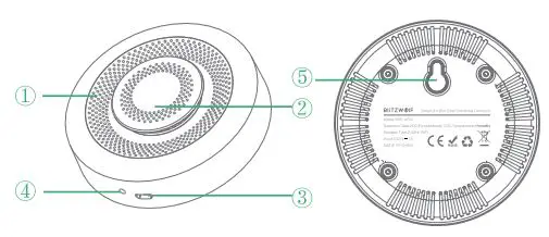 BliTZWOlF BW-AR01 Air Quality Detector User Manual - Product Overview