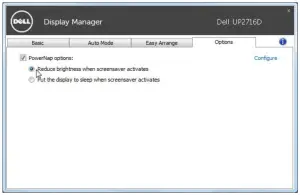 DELL UltraSharp UP2716DA 27 Inch QHD LED Monitor - Options