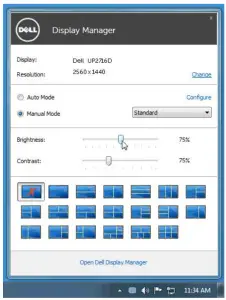 DELL UltraSharp UP2716DA 27 Inch QHD LED Monitor - Overview1