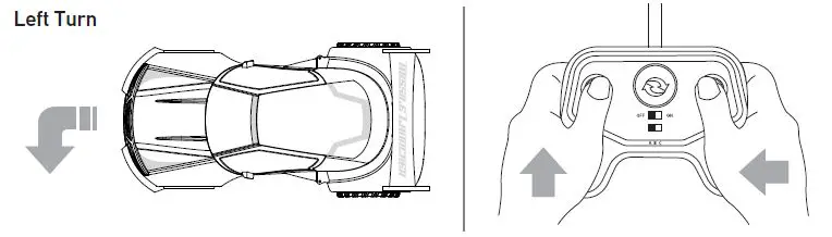 How to left turn car