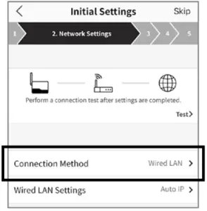 Making Network Settings