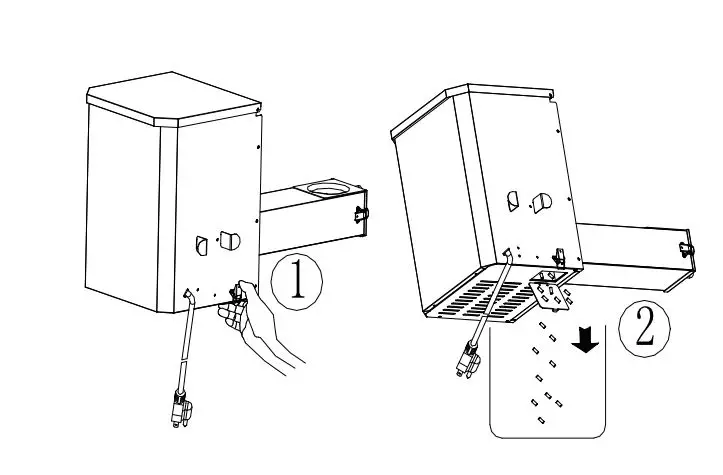 EXPERT GRILL XG1136224169004 3-In-1 Pellet Grill Smoker and Propane Gas Griddle Owner's Manual - Pellet Hopper Clean-out