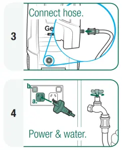 Gerni GPW-5000 5000 High Pressure Washer - CONNECT TO TAP 2