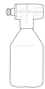 Gerni GPW-5000 5000 High Pressure Washer - FOAM SPRAYER