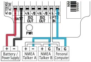 Actisense NBF-2-A Buffer - Input Connections