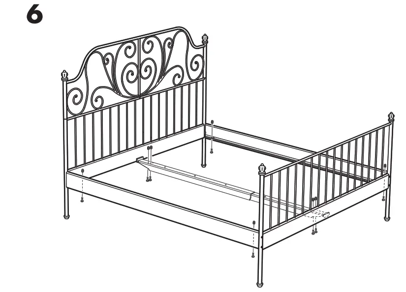 IKEA LEIRVIK Bed Installation -14