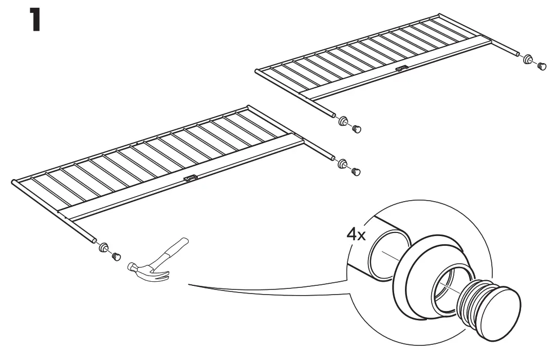 IKEA LEIRVIK Bed Installation - 7