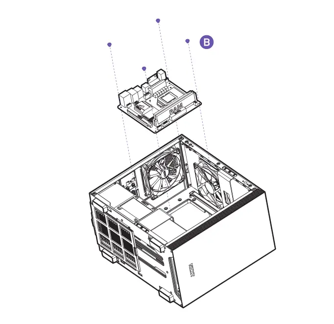 Nzxt Mini ITX Case [H210, H210i] Motherboard Installation