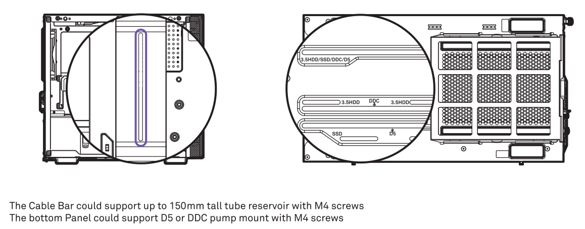 Nzxt Mini ITX Case [H210, H210i] DIY Liquid Cooler Support