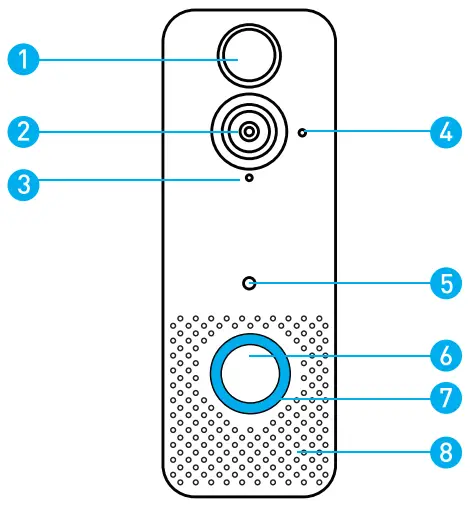 EKEN T8 Video Doorbell-