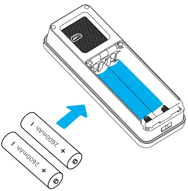 EKEN T8 Video Doorbell-batteries1