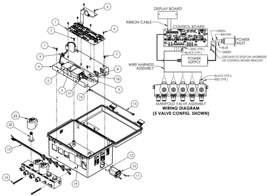 Auror 86M Multi-Machine Commercial Laundry System - Parts List