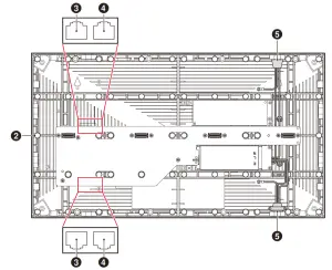 NEC LED-E012i LED Module -Parts Name