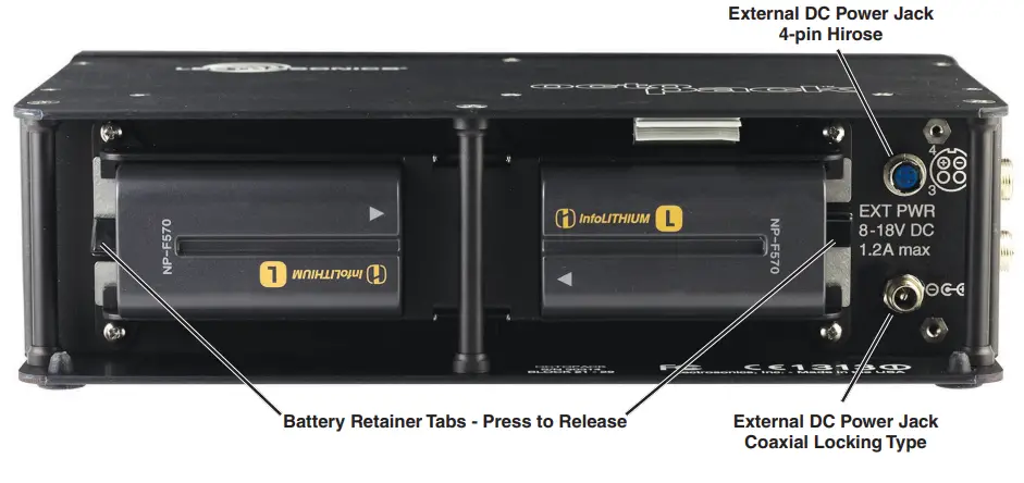 LECTROSONICS Octopack Portable Receiver Multicoupler-Battery Panel