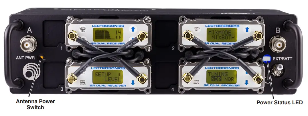 LECTROSONICS Octopack Portable Receiver Multicoupler-Control Panel