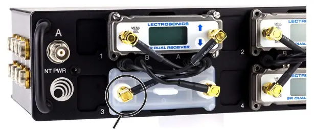 LECTROSONICS Octopack Portable Receiver Multicoupler-Receiver Installation3