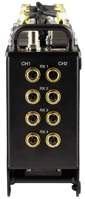 LECTROSONICS Octopack Portable Receiver Multicoupler-Side Panel