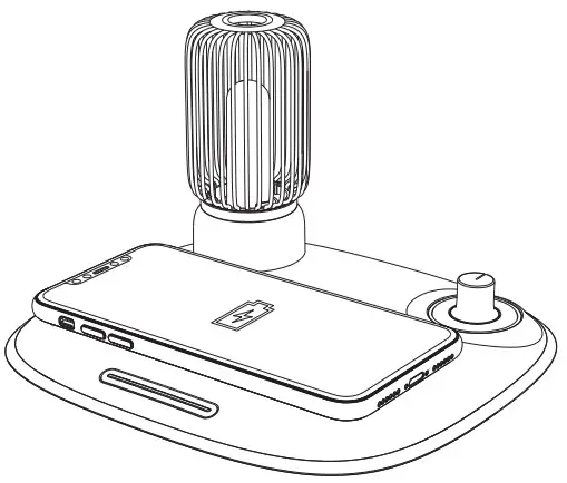 Shenzhen Semetor Electronics S30 Wireless Charger with LED Night Light - fig