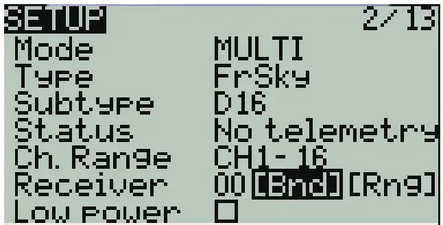 RADiOMASTER ZORRO Radio Controller - protocols