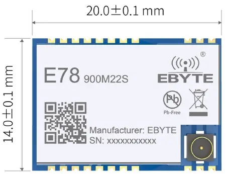 EBYTE E78-900M22S1A 1