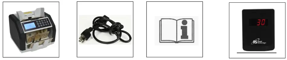 Royal Sovereign RBC ED250 CA Professional Bill Counter - CONTENTS