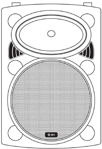 qtx QR10PA Portable PA System prod