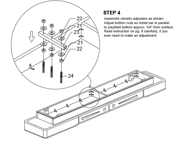 HATHAWAY BG1305 Merlot 9 Inch and 12 Inch Shuffleboard Table fig 11