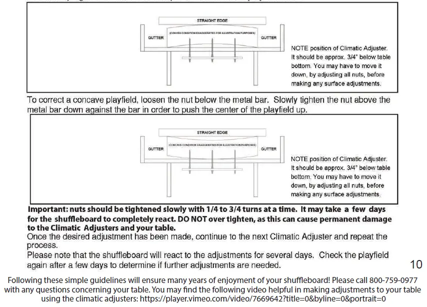HATHAWAY BG1305 Merlot 9 Inch and 12 Inch Shuffleboard Table fig 16