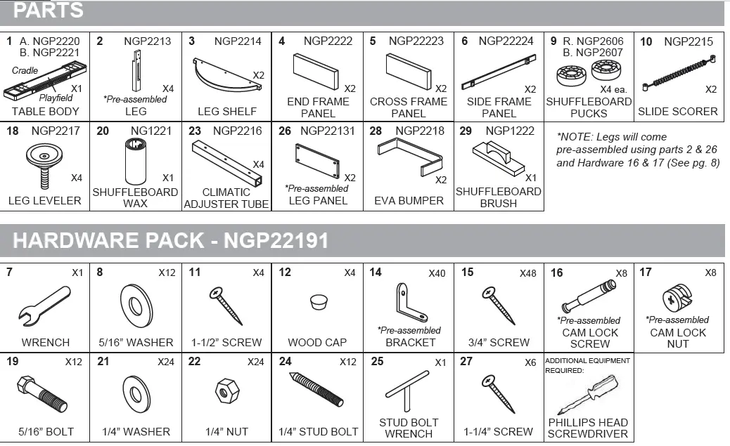 HATHAWAY BG1305 Merlot 9 Inch and 12 Inch Shuffleboard Table fig 4