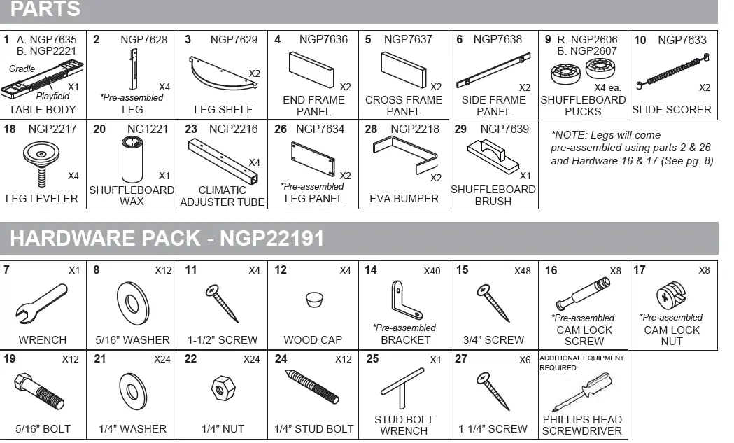 HATHAWAY BG1305 Merlot 9 Inch and 12 Inch Shuffleboard Table fig 8