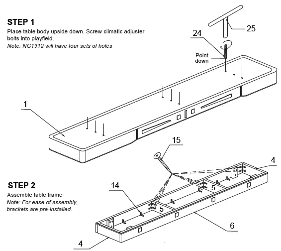 HATHAWAY BG1305 Merlot 9 Inch and 12 Inch Shuffleboard Table fig 9