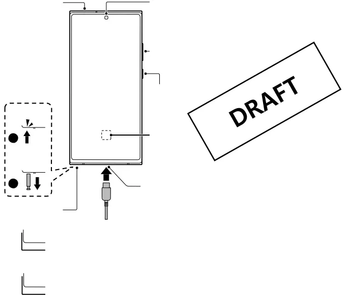 SAMSUNG ELECTRONICS A3LSMG996JPN Smartphone - Device Layout