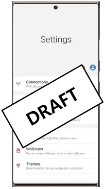 SAMSUNG ELECTRONICS A3LSMG996JPN Smartphone - Settings