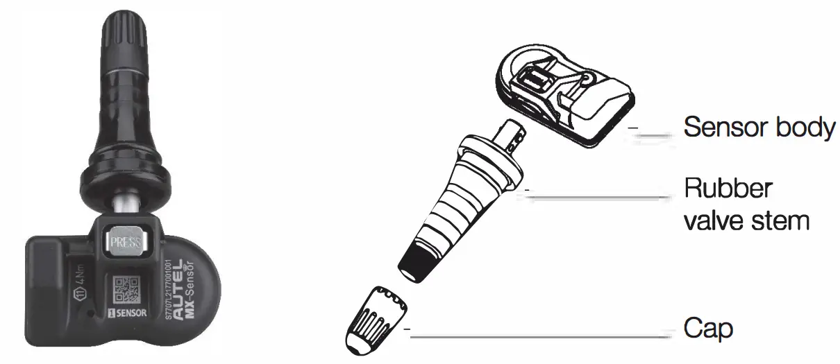 AUTEL MX Programmable Universal TPMS Sensor - fig 6