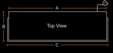 BRITISH FIRES FCBUS0017 New Forest 63 Inch Electric Fire - DIMENSIONS