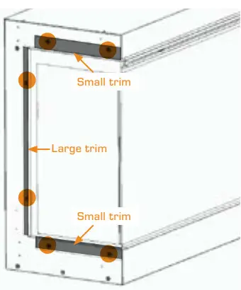 BRITISH FIRES FCBUS0017 New Forest 63 Inch Electric Fire - Firebox screws1