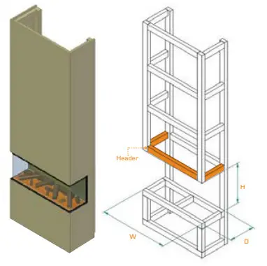 BRITISH FIRES FCBUS0017 New Forest 63 Inch Electric Fire - STUDWALL 3
