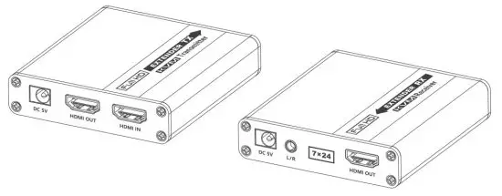 ERGO LKV223KVM KVM Point to Point Extender