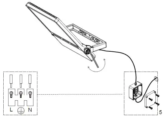ROBUS RCM30040-04 Cosmic 300W LED Flood Light fig 5