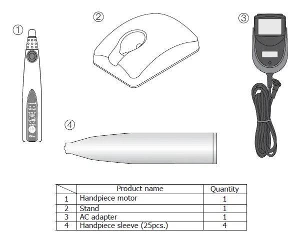 DENTALEZ 511-265993 iStar-Cordless-Prophylaxis-Handpiece- fig 1