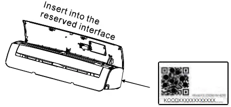 Gd Midea Air Conditioning Equipment MDNA22 Smart Kit User Manual - Attach the QR code packed with SMART KIT