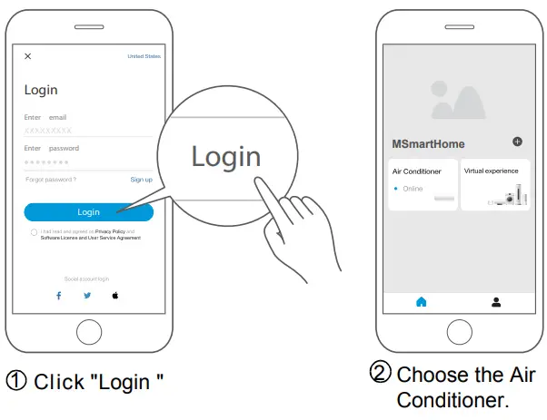 Gd Midea Air Conditioning Equipment MDNA22 Smart Kit User Manual - HOW TO USE APP