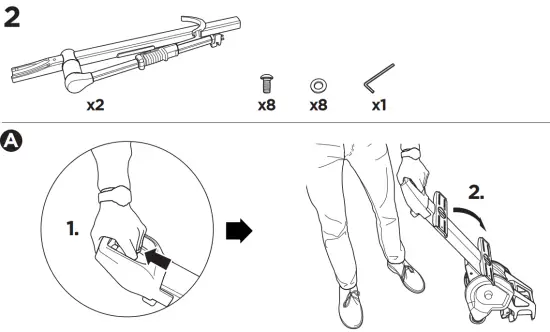 THULE 9034XTR T2 Pro XTR 2 Bike 2 Inch Hitch Bike Rack - fig10