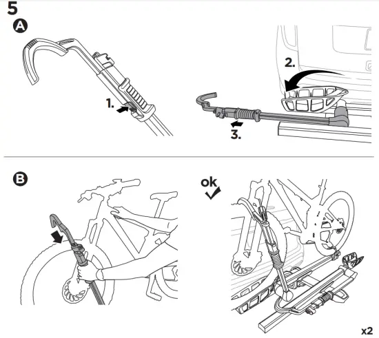 THULE 9034XTR T2 Pro XTR 2 Bike 2 Inch Hitch Bike Rack - fig14
