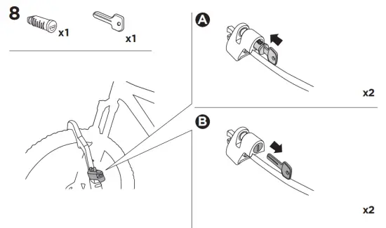 THULE 9034XTR T2 Pro XTR 2 Bike 2 Inch Hitch Bike Rack - fig19