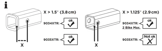 THULE 9034XTR T2 Pro XTR 2 Bike 2 Inch Hitch Bike Rack - fig3